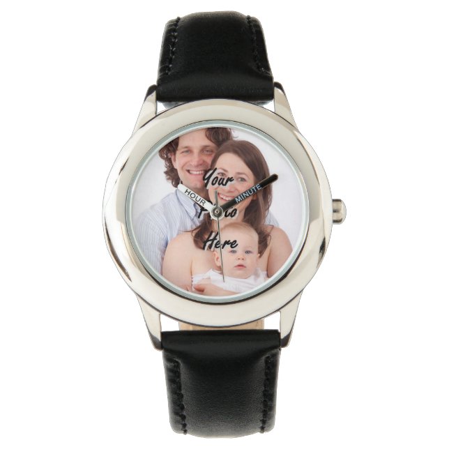 Reloj De Pulsera Añadir tu propia foto personalizada (Anverso)