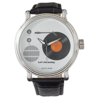 Reloj De Pulsera Analog record player
