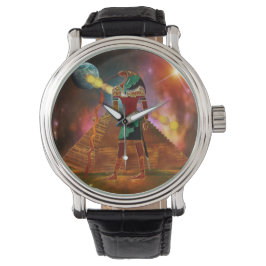 Reloj De Pulsera Ancianos secretos THOTH 3D Egyptian Scifi