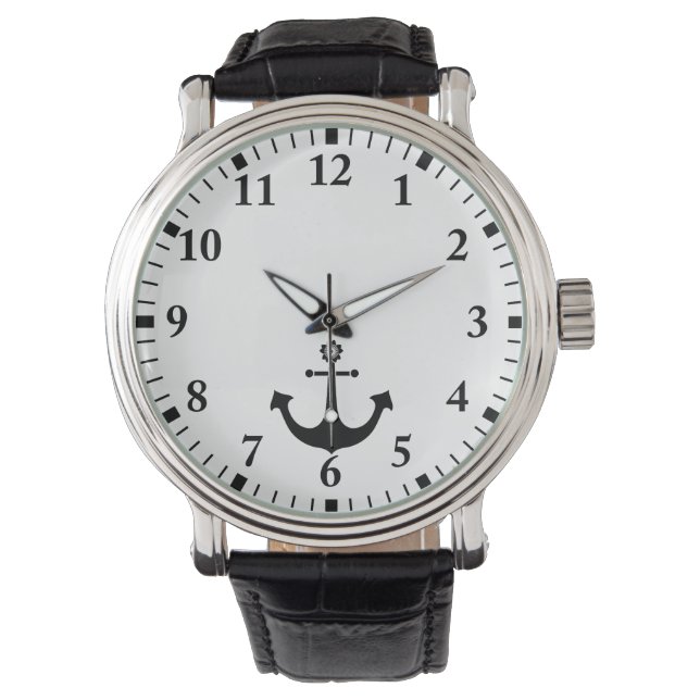 Reloj De Pulsera Ancla de la marina (Anverso)