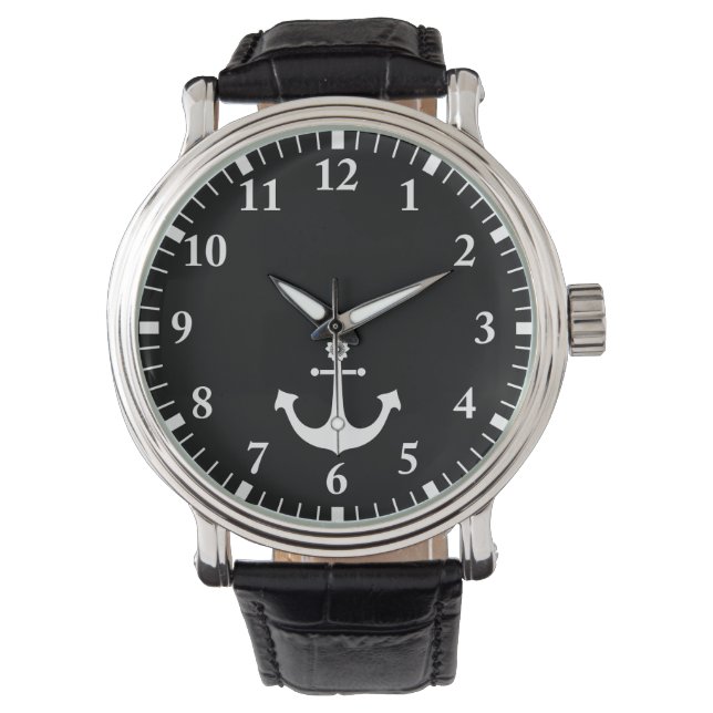 Reloj De Pulsera Ancla de la marina (Anverso)