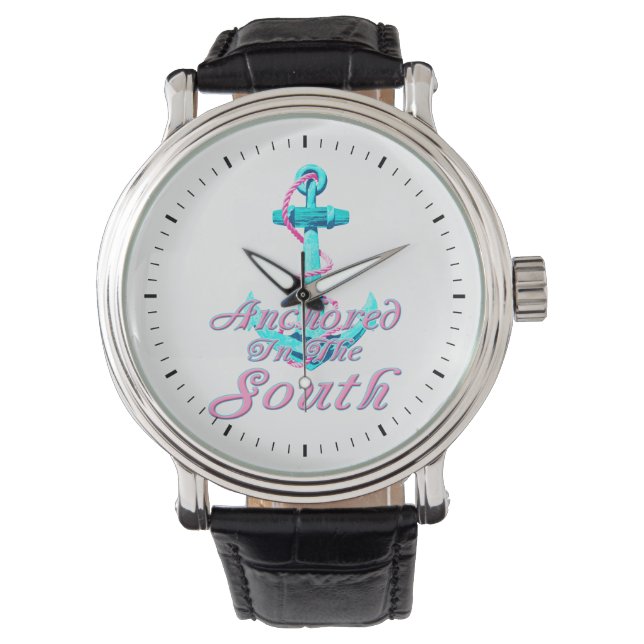 Reloj De Pulsera Anclado en el Nautical Sur (Anverso)