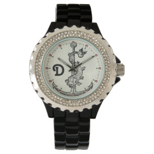RELOJ DE PULSERA ANCLADOR CON MONOGRAMA NÁUTICO DE PESCADO