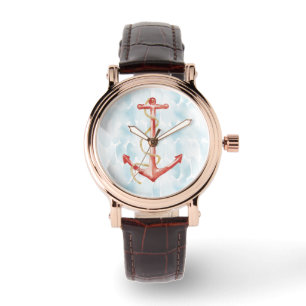 Reloj De Pulsera Anclaje de color azul
