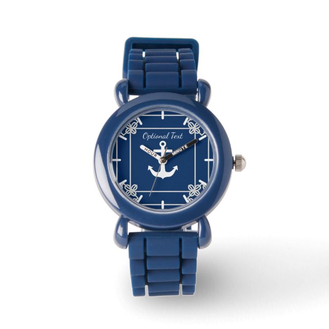 Reloj De Pulsera Anclaje en tramo erótico nautico (Anverso)