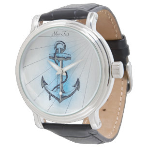 Reloj De Pulsera Anclaje vintage de buques náuticos