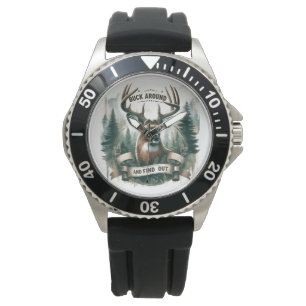 Reloj De Pulsera Anda con cuidado, Temporada de caza de venados