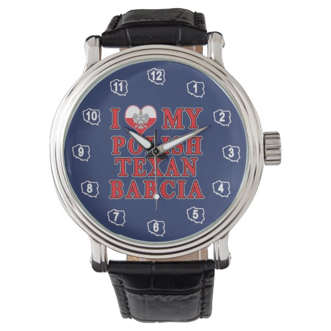 Reloj De Pulsera Anderson Round Polish Texan Watch (Anverso)