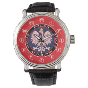 Reloj De Pulsera Anderson Round Polish Texan Watch