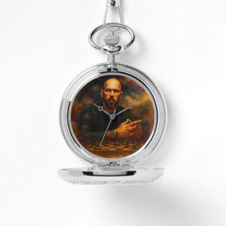 Reloj De Pulsera Andrew Tate Silver Pocket Watch