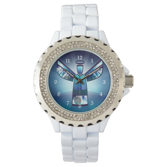Reloj De Pulsera Ángel azul (Anverso)