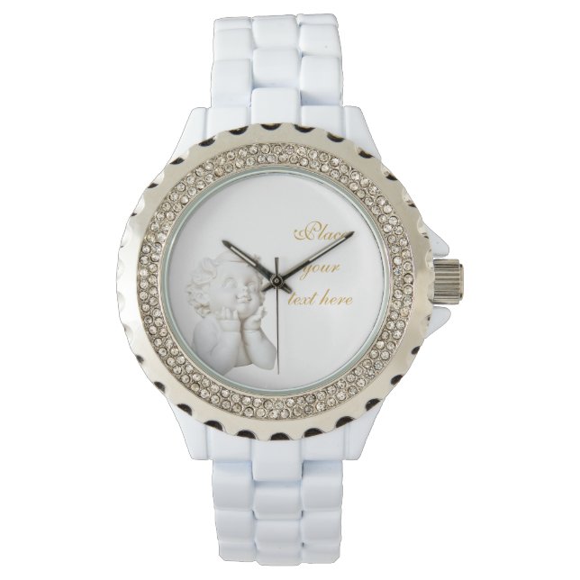 Reloj De Pulsera Ángel blanco (Anverso)