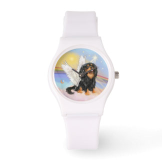 Reloj De Pulsera Ángel de advertencia (negro/tanque)-(R)