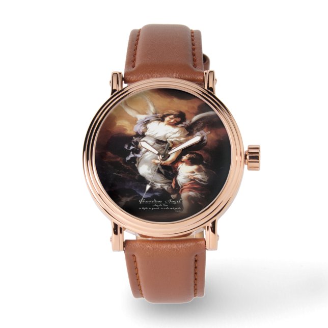 Reloj De Pulsera Ángel de la Guardia Angele Dei (Anverso)