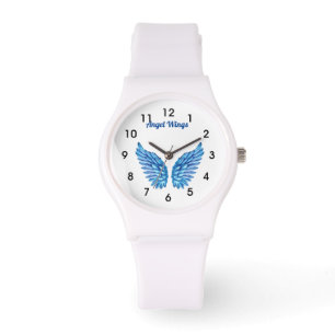Reloj De Pulsera Angel Wings Blue Watch