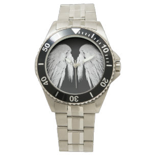 Reloj De Pulsera ANGEL WINGS Personalizable de plumas con contacto 