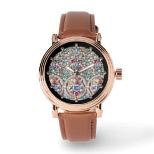 RELOJ DE PULSERA ÁNGELES CON JOYAS ANTIGUAS, GEMSTONES, PERLAS