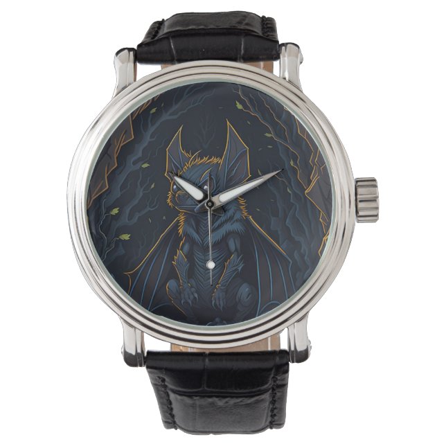 Reloj De Pulsera Angry bat (Anverso)