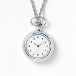 Reloj De Pulsera anillo azul pulsera plateada sobredimensionada