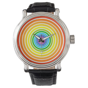 Reloj De Pulsera Anillos arcoiris