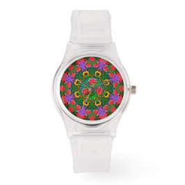 Reloj De Pulsera Anillos rosa 4