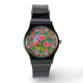 Reloj De Pulsera Anillos rosas