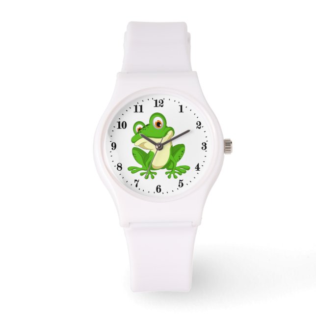 Reloj De Pulsera Animación de los amantes de la rana (Anverso)