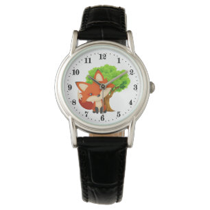 Reloj De Pulsera animal amante del zorro lindo