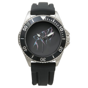 Reloj De Pulsera Animal de espíritu de lobo irlandés