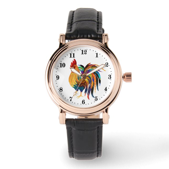 Reloj De Pulsera Animales amantes de los gallos (Anverso)