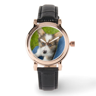 Reloj De Pulsera Animales de bebé más afectados   Baby Corgi en mi 