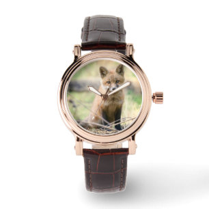 Reloj De Pulsera Animales de bebé más afectados   Baby Fox