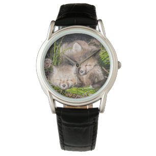 Reloj De Pulsera Animales de bebé más afectados   Bebé Red Fox Kits