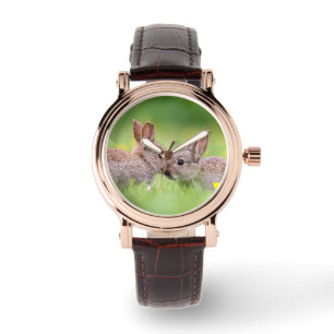 Reloj De Pulsera Animales de bebé más afectados   Bunny Kiss