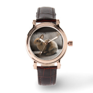 Reloj De Pulsera Animales de bebé más afectados   Conejo enano de l