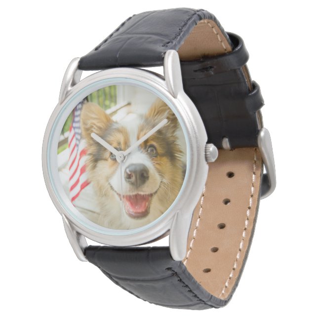 Reloj De Pulsera Animales de bebé más afectados | Corgi Puppy Patri (Angular)