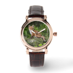Reloj De Pulsera Animales de bebé más afectados   Foxy Smile