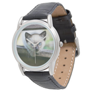 Reloj De Pulsera Animales de bebé más afectados   Gatito siamés 2