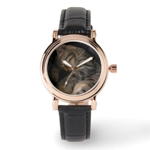 Reloj De Pulsera Animales de bebé más afectados   Gato de Tabby dur