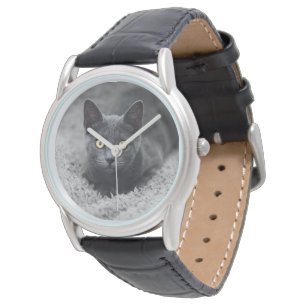 Reloj De Pulsera Animales de bebé más afectados Gato gris
