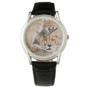 Reloj De Pulsera Animales de bebé más afectados   Gato y cubina gue