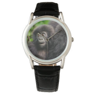 Reloj De Pulsera Animales de bebé más afectados   Gorila de montaña