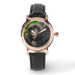 Reloj De Pulsera Animales de bebé más afectados   Gorila de montaña