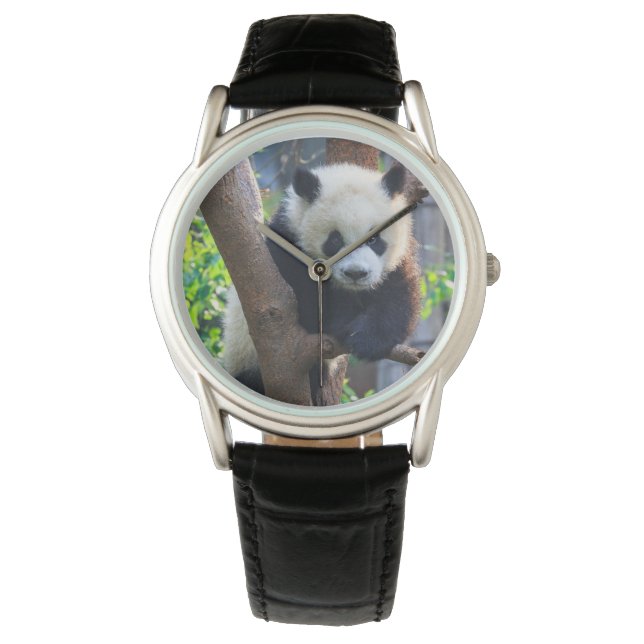 Reloj De Pulsera Animales de bebé más afectados | Panda Cub gigante (Anverso)