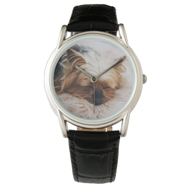 Reloj De Pulsera Animales de bebé más afectados | Yorkshire Terrier (Anverso)