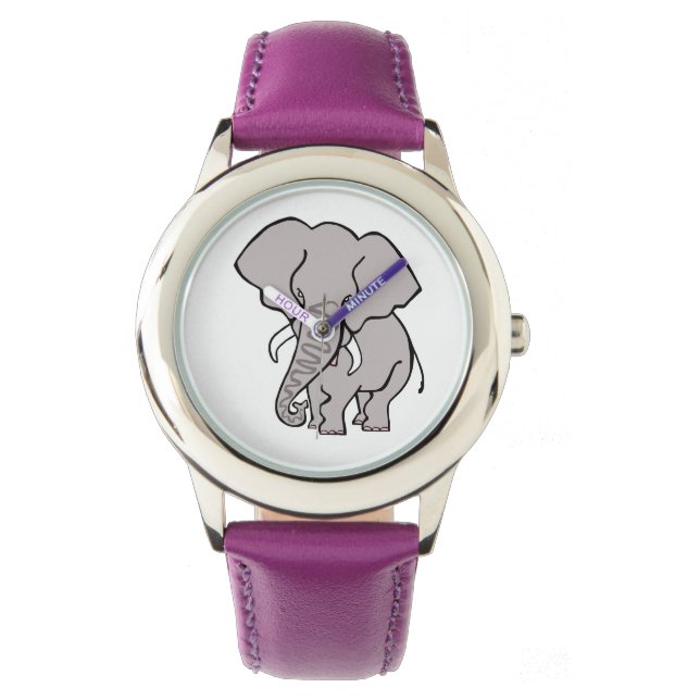 Reloj De Pulsera Animales en peligro de extinción - ELEFANTE - Salv (Anverso)
