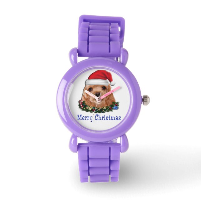 Reloj De Pulsera Animales Navidades Watch (Anverso)
