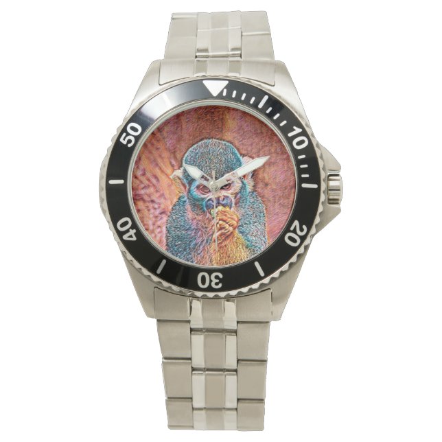 Reloj De Pulsera AnimalMix_Monkey_001 (Anverso)