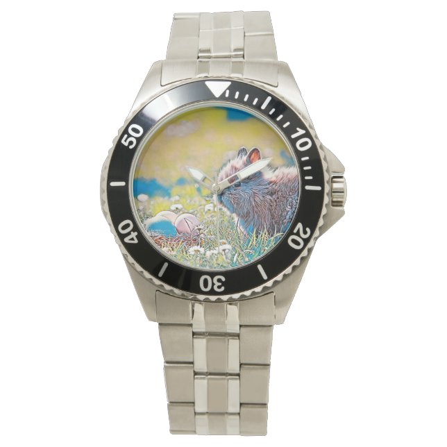 Reloj De Pulsera AnimalMix_Rabbit_037 (Anverso)