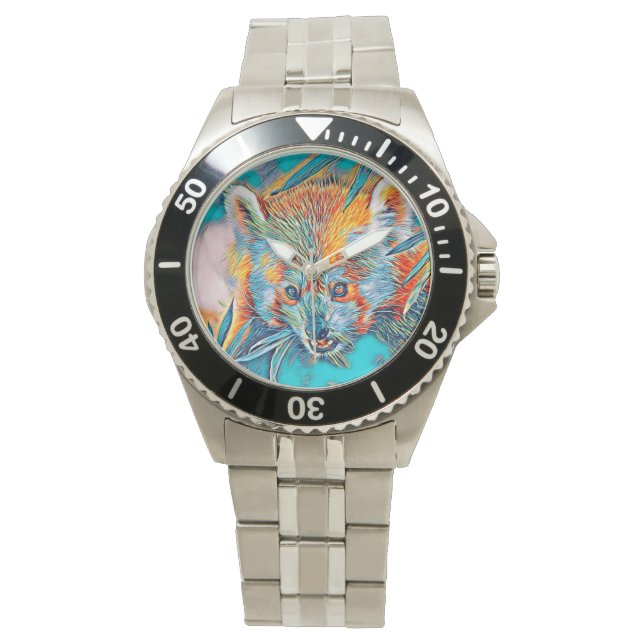 Reloj De Pulsera AnimalMix_RedPanda_001 (Anverso)